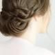 Charming DIY Wedding Braided Chignon Hairstyle - Weddingomania
