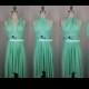 Bridesmaid Dress Multiway Butterfly Hem Short Tea Knee Length Wedding Mint Green Bridesmaid Dress Convertible Infinity Wrap Dress
