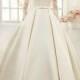 Elegant Simple Long Sleeve Wedding Dress