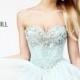 Aqua Nude Sherri Hill 21156 Prom Dresses