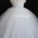 Off White Flower Girl Dress Tutu Dress Tulle Dress Wedding Dress Toddler Dress Birthday Dress Party Dress Ocassion Dress