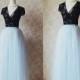 2016 Sky-Blue Maxi Tulle Skirt. Elastic Long Floor Length Tulle Skirt. Adult Tulle skirt. Romantic Summer Blue Wedding. Bridesmaid Skirt