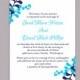 DIY Wedding Invitation Template Editable Word File Instant Download Printable Leaf Invitation Blue Invitations Elegant Navy Blue Invitation