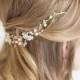 Wedding Hair Vine , Bridal Head Piece, Bridal Pearl Hair Swag