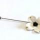 White Dogwood Boutonniere, Rustic Groom Buttonhole, Woodland Lapel pin, Groom Boutonniere, White Dogwood Brooch