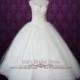 Fairy Tale Big Tulle Ball Gown Wedding Dress with Lace Bodice 