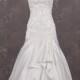 ASM3297 Inspired Strapless Dropped Waist Exquisit Eyelet Lace Applique Wedding Gown with Dropped Waist H2001