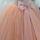 Ball Gown Spaghetti Strap Long Tulle Champagne Quinceanera Dress/Prom Gown From Dresscomeon