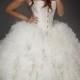 Custom size ivory Steampunk Burlesque corset feather and tulle wedding gown s-xl