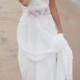 H1676 Simple airy chiffon beach white wedding dresses
