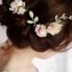 Bridal Hair Hair Pins, Flower Hair Pins, Bridal Headpiece, Wedding Hair Piece, Floral Hair Clips, Bridal Hair Accessories, Bridal Hair Clip