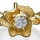 Leaf Ring, Engagement Ring, Wedding Ring, Unique Engagement Ring, Flower Ring, Anniversary ring, Art Deco engagement ring, Diamond Ring