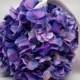 Purple Hydrangea Flower Girl Pomander