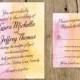 Two-Tone Watercolor Wedding Invitation Suite - DIY or have us do the printing