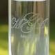 Engraved Floating Unity Glass Vase, Floating Candle included in ivory or white or pink - Made to Order