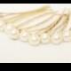 Bridal Hair Pins,  Ivory Pearl Bobby Pin, Ivory Cream Hair Pins- 1 piece- make your sets