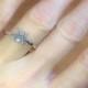 Forever Brilliant Moissanite Engagement Ring Princess Cut 6.0mm 1.20ct 14kt White Gold Solitaire Wedding Ring Pristine Custom Rings