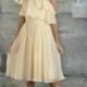 New One Shoulder A-line Sleeveless Chiffon Knee-length Uk Bridesmaid Dresses UK
