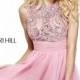 Cheap Pink Sequin Dresses by Sherri Hill 11032