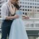 New * Handmade Wedding Dress * 2016 * Blue Tulle and Lace Corset Wedding Dress