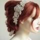 Floral Wedding Headpiece - Ash (Made to order)