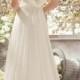 White Ivory Lace Bridal Gown Beach Wedding Dress Custom Size 6 8 10 12 14 16 18 