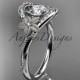 platinum diamond unique engagement ring,wedding ring ADLR166