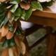 Organic-Inspired DIY Magnolia Leaf Table Runner - Weddingomania