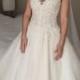 beautiful florals illusion lace tulle wedding dresses