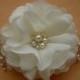 Ivory hair clip/comb Flower hair clip/comb  Bridal hair accessories