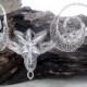 Evenstar Crescent Moon Circlet Celtic Goddess Crystal Crown Elven Headdress Tiara