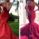Elegant Evening Dresses Real Image 2016 Cheap Red Sexy Sweetheart Prom Dresses Satin Elegant Formal Custom Made Long Party Gowns Online with $100.53/Piece on Hjklp88's Store 