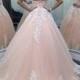 Real Picture Pink Colorful Lace Wedding Dresses Ball 2016 Applique Tulle A Line Corset Back Robe De Mariage Plus Size Bridal Gowns Online with $109.8/Piece on Hjklp88's Store 