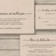 Wedding Invitation Template - Rustic Wedding Printable - EDITABLE by YOU in Word - Print on Kraft - DIY Invite