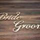 Chair Signs / Bride and Groom Signs / Mr. and Mrs. Signs / Wedding Signs / Photo Props / Calligraphy Signs / Laser Cut Signs