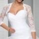 Bridal Lace Bolero - 3/4 Sleeve Lace Wedding Jacket