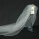 Designer Wedding Veil White 1 Single Tier Any Length or Colour LBV143 LBVeils UK