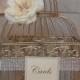 Large Birdcage Wedding Card Holder / Champagne Gold Birdcage / Wedding Box / Elegant Wedding / Gold Birdcage / Wedding Cardholder