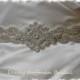 Crystal Bridal Belt, 28 inch Rhinestone Beaded Wedding Dress Sash, Rhinestone Encrusted Bridal Sash, Jeweled Wedding Belt, No 1126S2-1161-28