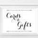 70% OFF THRU 4/16 Wedding Cards and Gifts Sign, Printable Art, cards and gifts table sign reception table modern calligraphy wedding sign