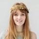 Unisex Gold Leaf Crown - Gold Leaf Headband, Gold Crown, Greek Wedding, Greek Goddess, Grecian Headpiece, Leaf Circlet, Toga, Greek Headband