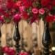 Glamorous Red   Gold Elegant Wedding With 2,000 Flowers In Australia