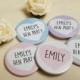 Personalised Quirky Heart Hen Party / Wedding / Team Bride Badge / wedding accessories