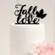 Fall Wedding Cake Topper - Fall in Love Cake Topper - Fall Wedding - Autumn Wedding - 0033