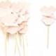 12 Pale Pink Baby Girl Cupcake Toppers - Baby cupcake toppers, Baby Girl cupcake toppers, Baby shower cupcake toppers