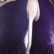 Dark purple bridesmaid dress, Long Bridesmaid Dress, single shoulder, chiffon, party