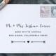 Printable Envelope Address template, Wedding Envelope Address, Fully Editable, Instant download, Edit in Word or Pages 