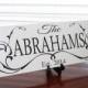 Personalized Family Name Sign, Custom Wooden Sign, Last Name Sign, Bridal Shower Gift, Wedding Gift, Established Family Sign, Unique Wedding