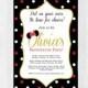 Minnie Mouse Themed Bachelorette Invitation