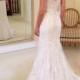 H1637 Elegant sweetheart neckline lace wedding dress